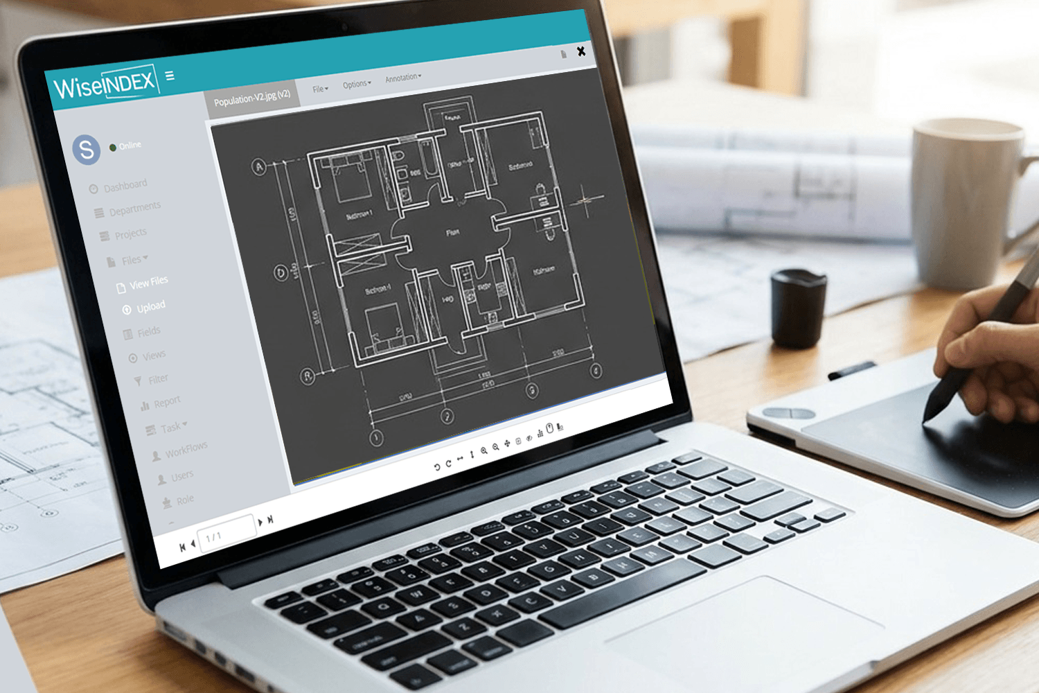 CAD drawing viewer