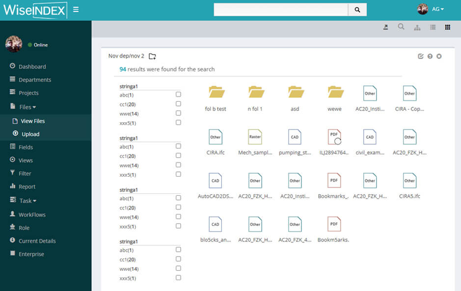 Folder structure